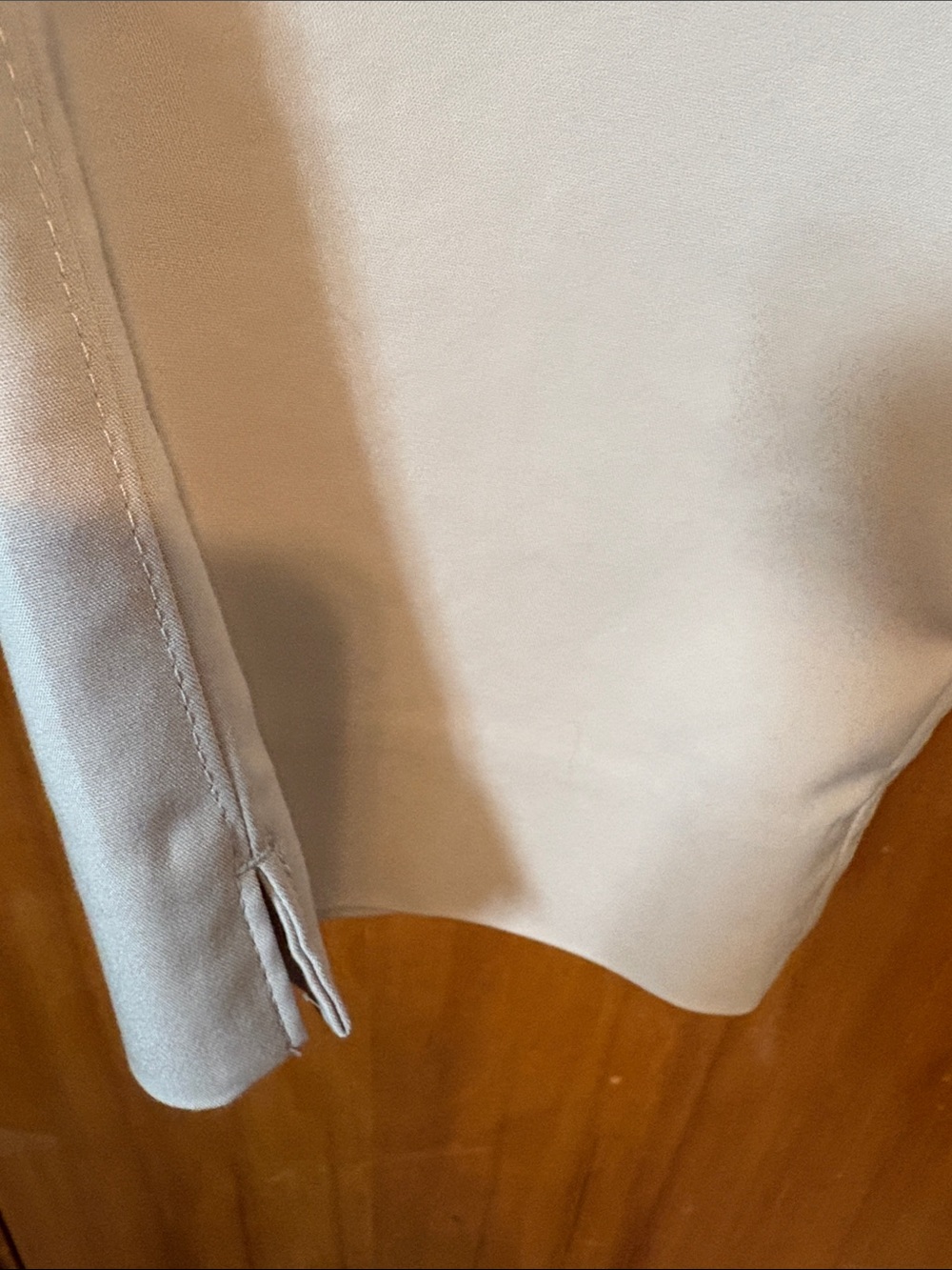 White House Black Market Perfect Form Straight Crop Pants - Beige - Size 10 - Picture 3 of 8